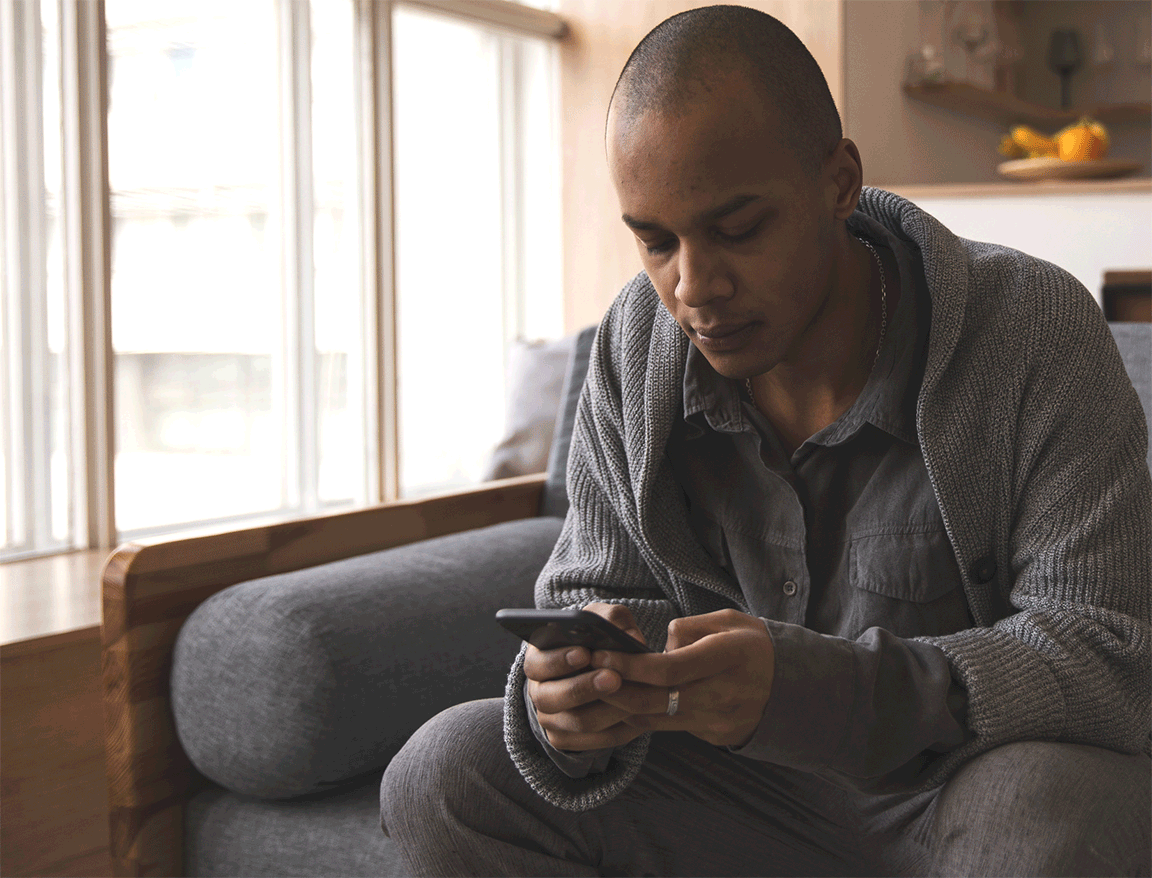 A person finding community and connection